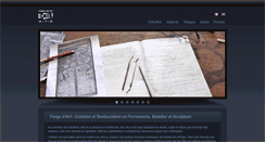 Desktop Screenshot of forge-art.com