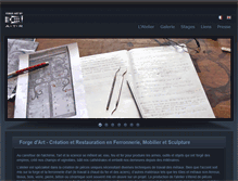 Tablet Screenshot of forge-art.com